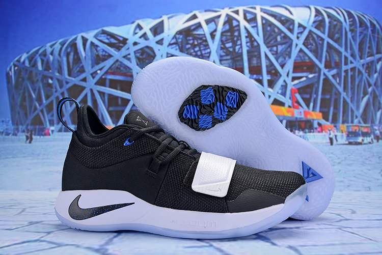 Nike PG 2.5 Black White Blue Shoes